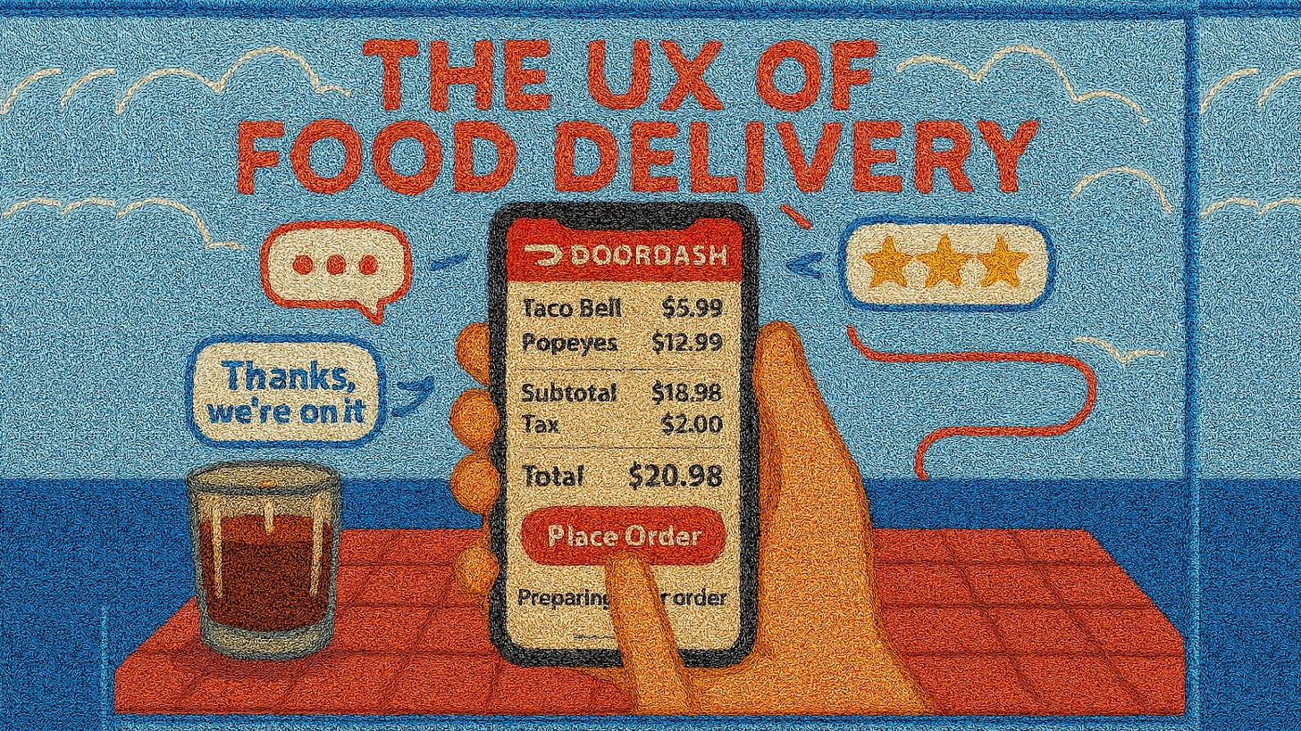 The UX of Food Delivery