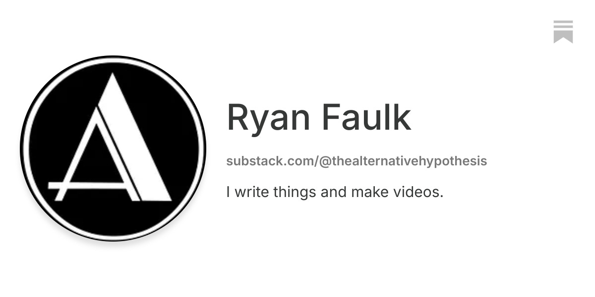 Ryan Faulk | Substack