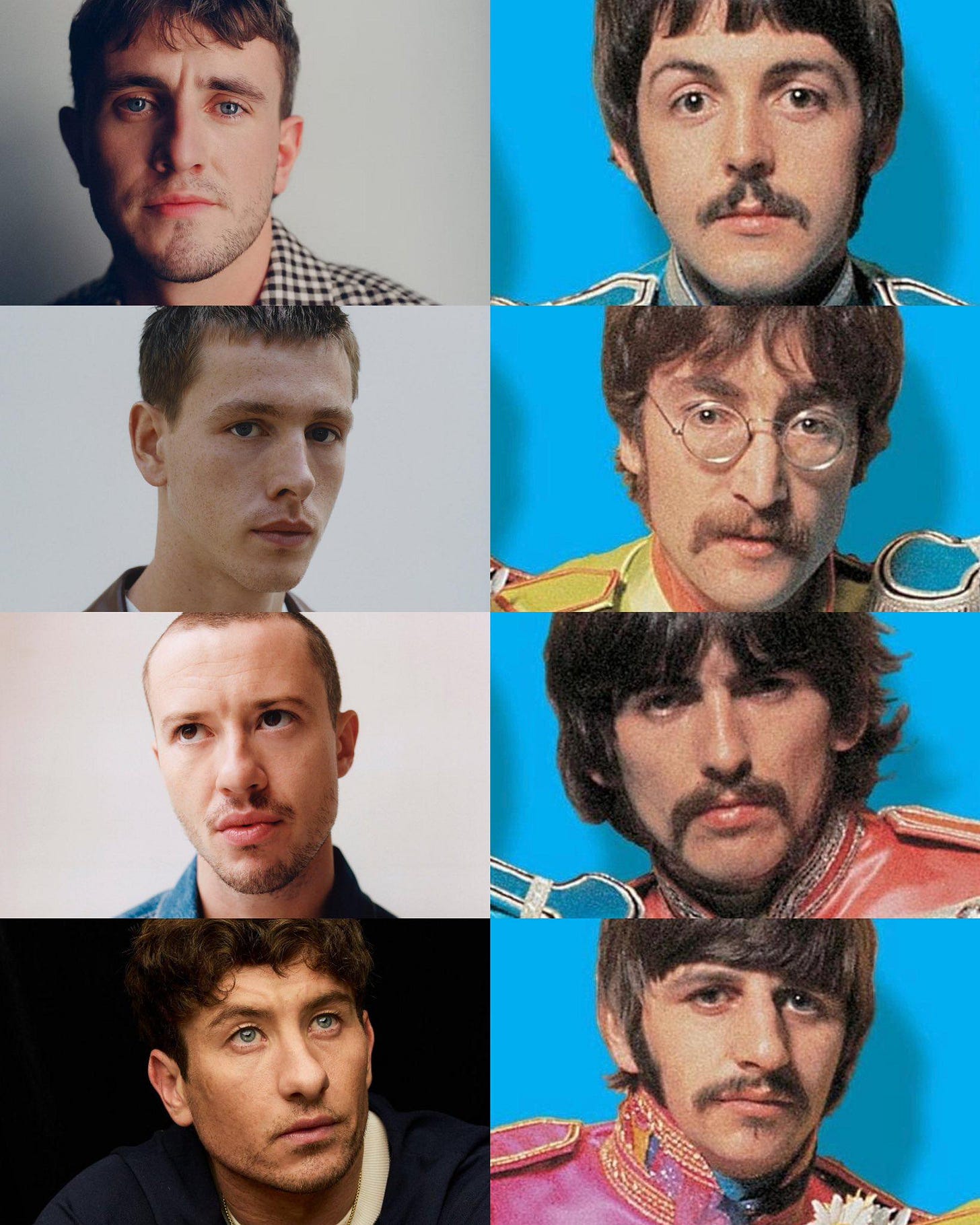 Here are the actors currently being eyed to play The Beatles in Sam Mendes'  upcoming biopics: Paul Mescal, Harris Dickinson, Joseph Quinn & Barry  Keoghan. What are your thoughts? : r/Fauxmoi