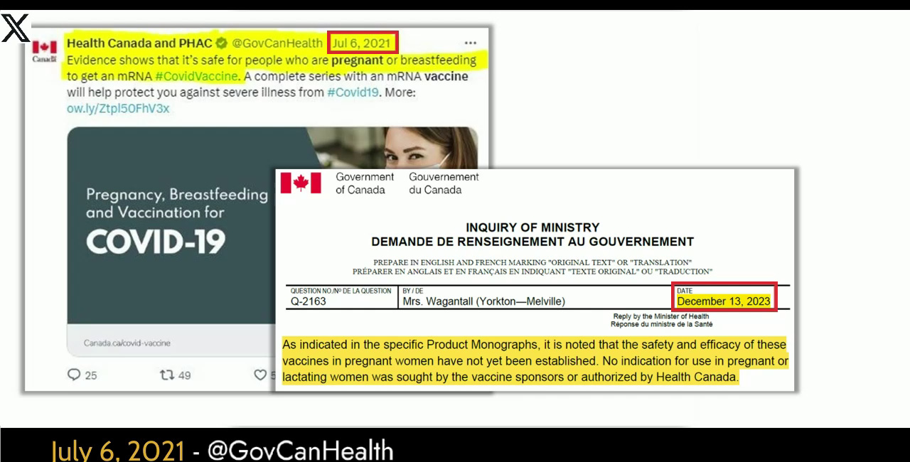 FOI: Vaccines for Pregnant Women. Quotes from Official sources (YouTube). Decide for yourself which of these self-contradicting statements are true and which are MSM