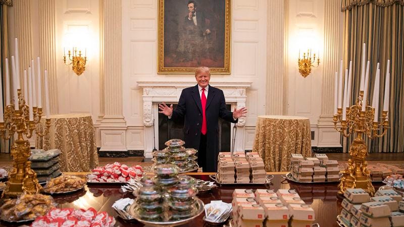 Donald Trump's epic fast food picture is perfectly Trumpian | CNN Politics