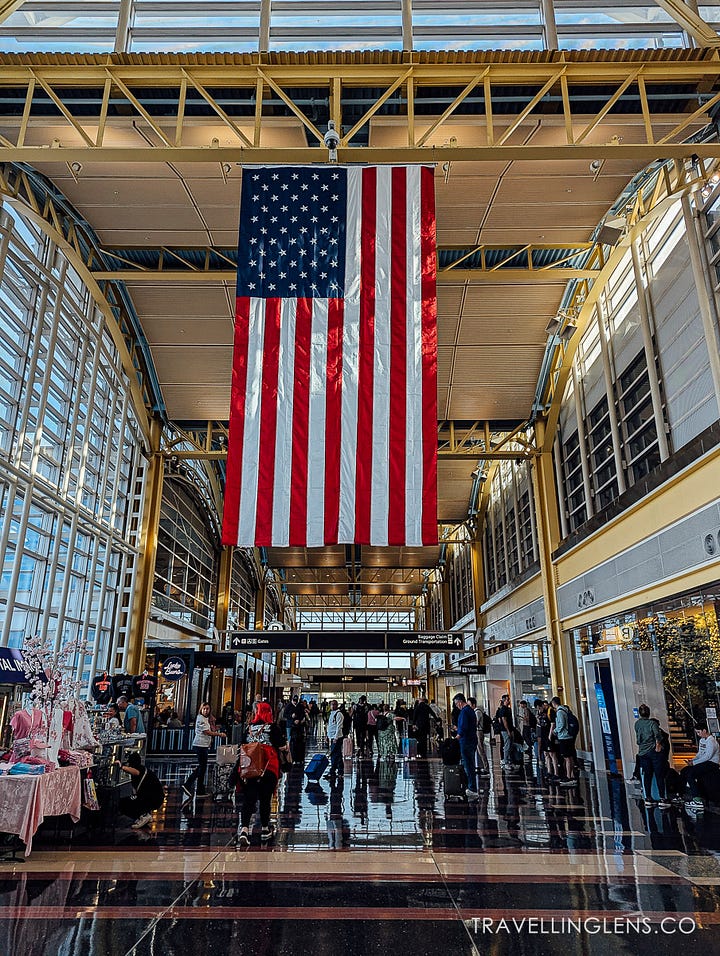 DCA and AMEX Centurion Lounge