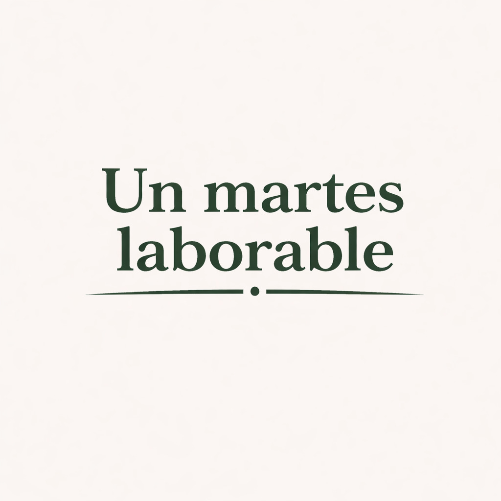 Un martes laborable