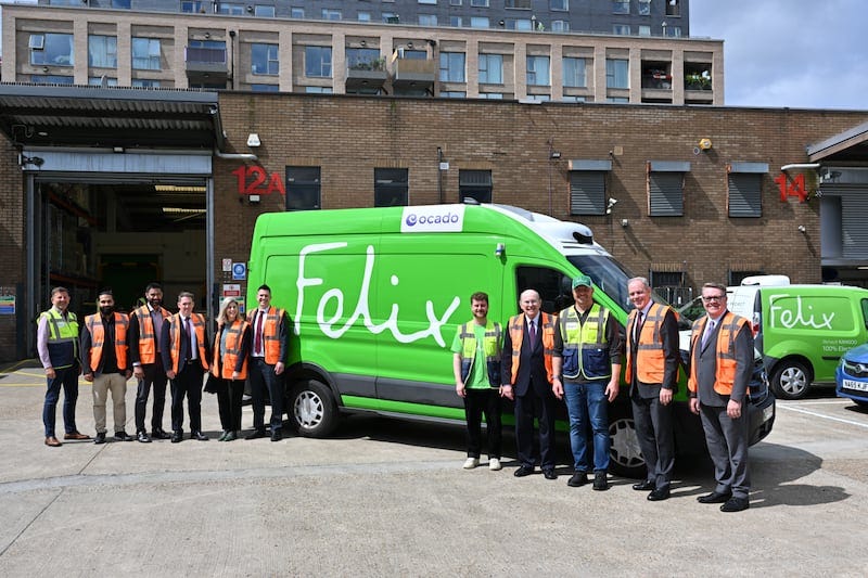 Elder Quentin L. Cook of the Quorum of the Twelve Apostles (fourth from right) joins others following a tour of The Felix Project in London, on Thursday, May 29, 2025. Other guests include Elder Scott D. Whiting, president of the Europe North Area (right) and Elder Michael T. Ringwood of the Presidency of the Seventy (second from right). Elder Quentin L. Cook of the Quorum of the Twelve Apostles (fourth from right) joins others following a tour of The Felix Project in London, on Thursday, May 29, 2025. Other guests include Elder Scott D. Whiting, president of the Europe North Area (right) and Elder Michael T. Ringwood of the Presidency of the Seventy (second from right).