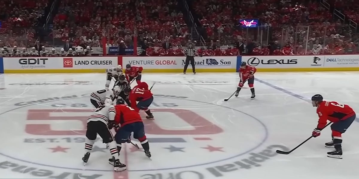 The Capitals return home to host the Blackhawks.