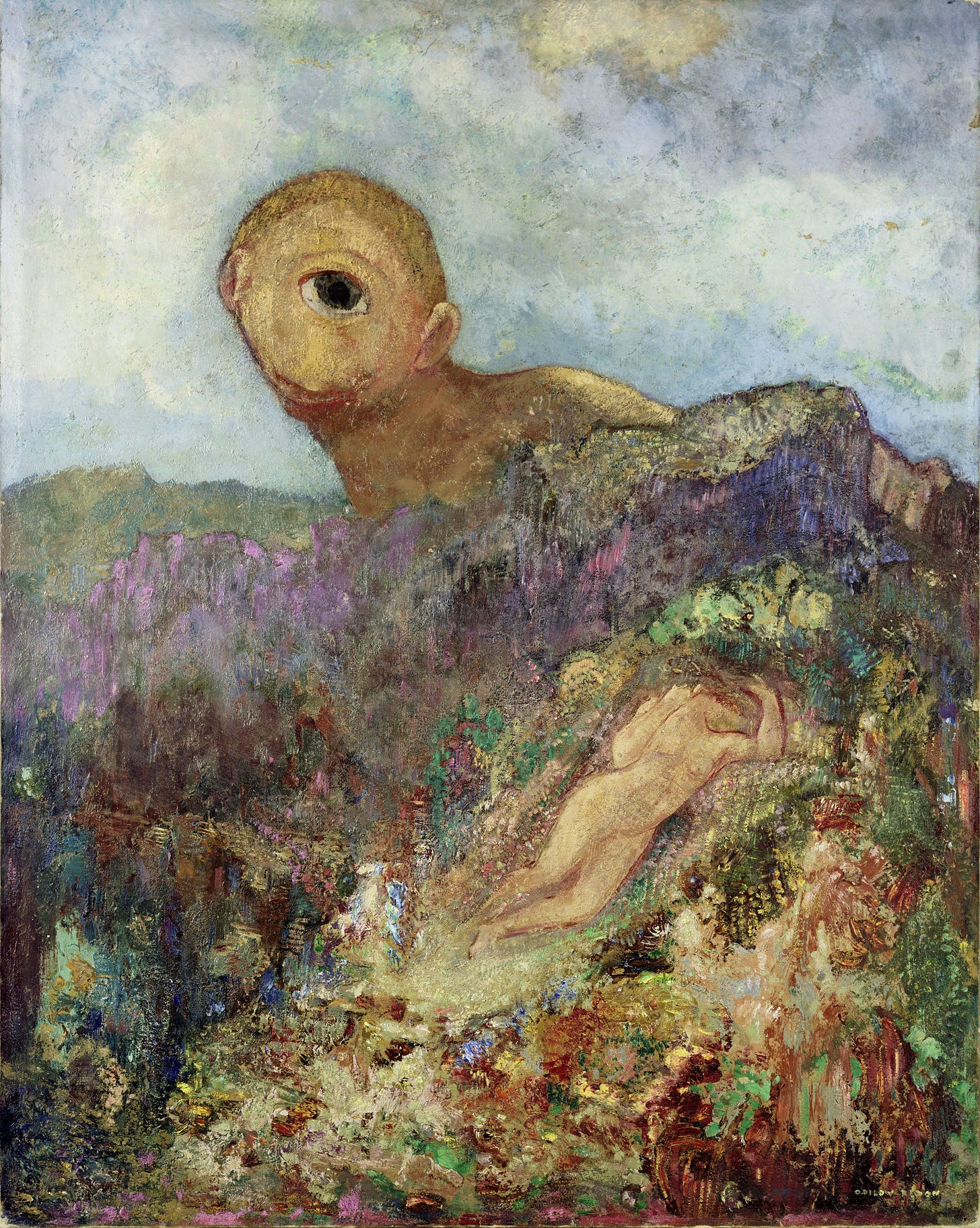 Odilon Redon, The Cyclops, about 1914 Odilon Redon, The Cyclops, about 1914