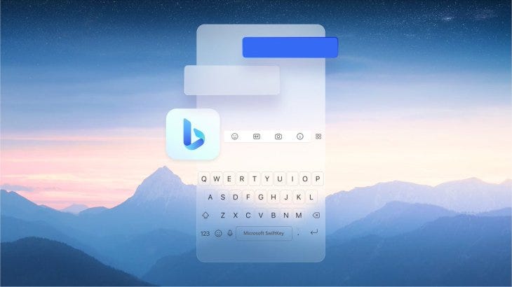 SwiftKey with access to Bing