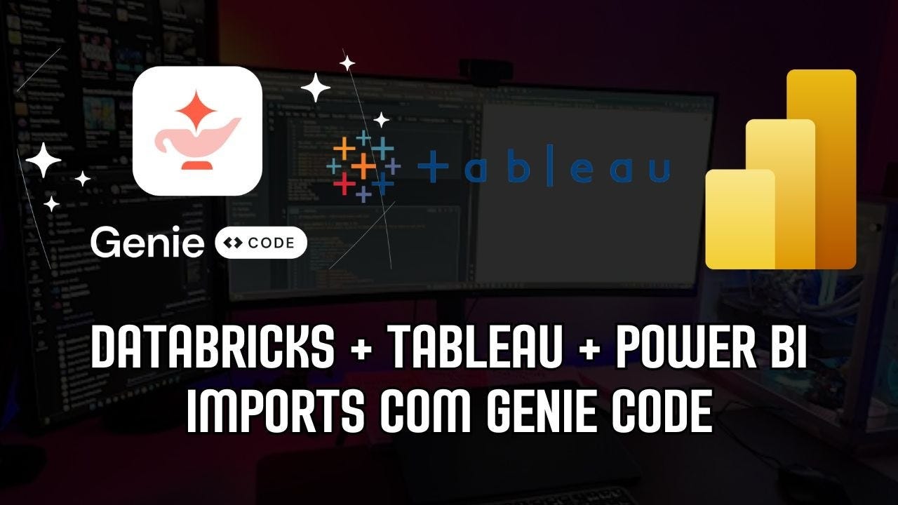 O Databricks agora consegue importar seus dashboards do Tableau e Power BI