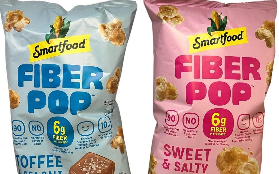 Smartfood Fiber Pop Popcorn Review Smartfood Fiber Pop Popcorn Review