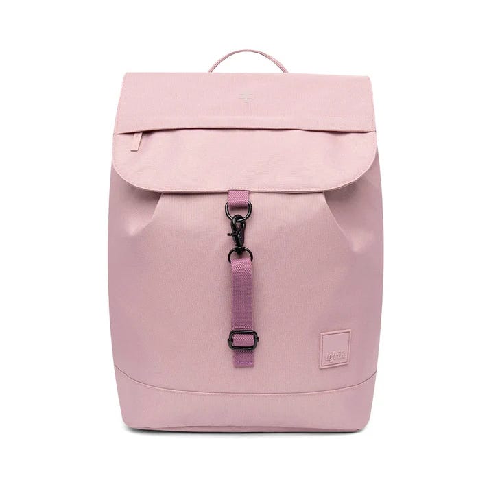Dos mochilas de los modelos Handy y Scout de la marca Lefrik en color malva
