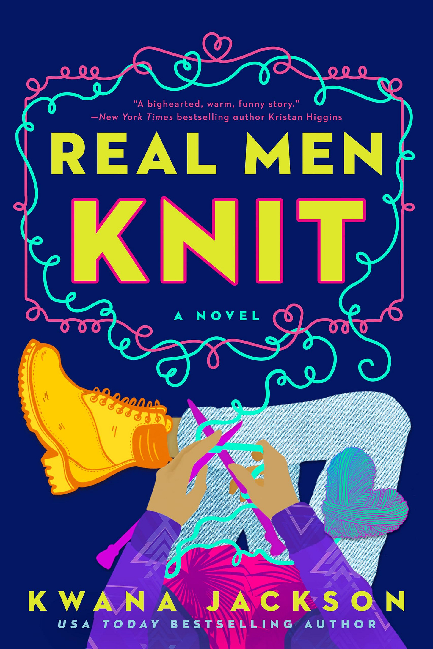 Real Men Knit (Real Men Knit series): Jackson, Kwana: 9781984806505:  Amazon.com: Books