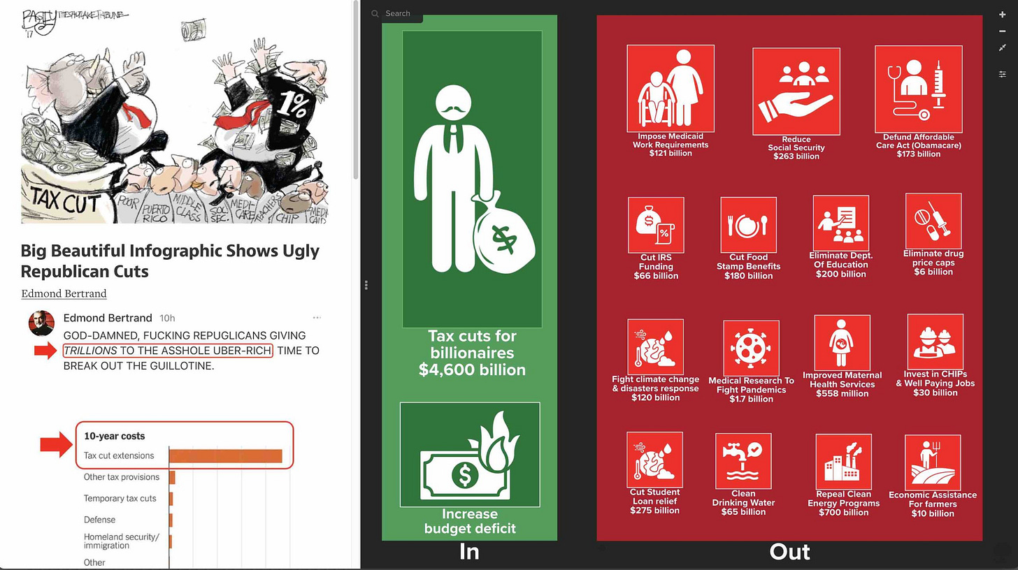 BIG BEAUTIFUL INFOGRAPHICReveals 15 Ugly Cuts in GOP Bill