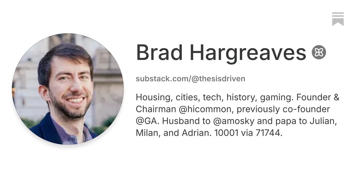 Brad Hargreaves | Substack