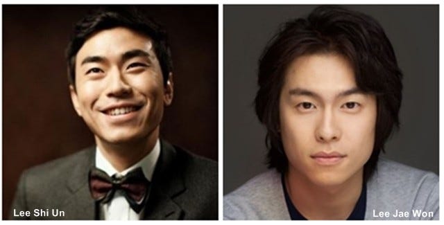 Lee Shi Un and Lee Jae Won