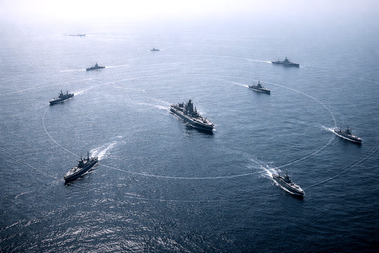 concept diagram - Power at sea is never a single ship. It is the system that surrounds it.