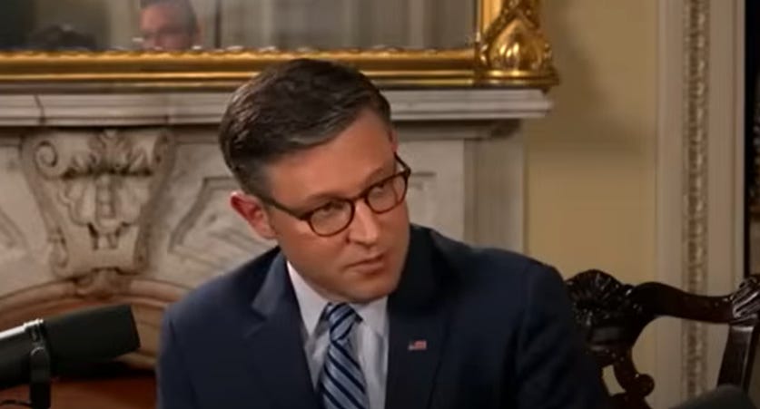 Mike Johnson Breaks With Trump As MAGA Rebels Over The Epstein Files