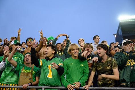 59,245 fans showed up on Saturday. (Photos: Tim Healy)