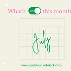What's on in July/August? 