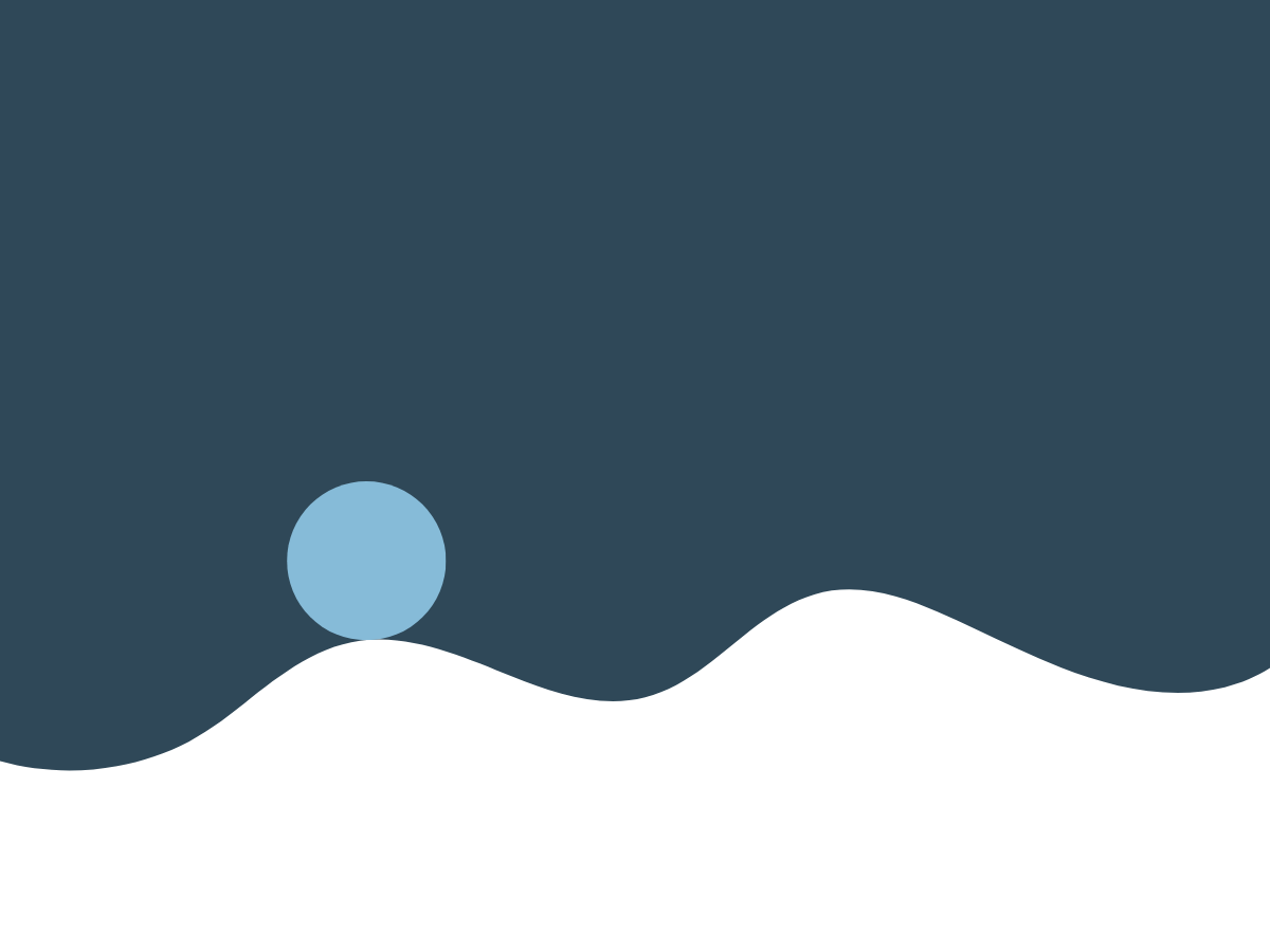 blue background with a white wave on it and a small baby blue ball floating on it blue background with a white wave on it and a small baby blue ball floating on it