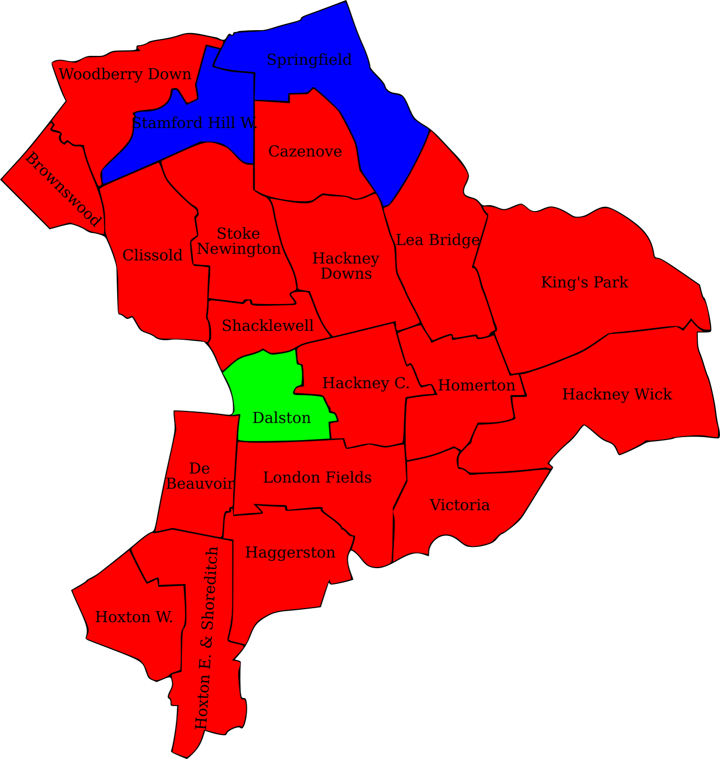 Hackney, 2022