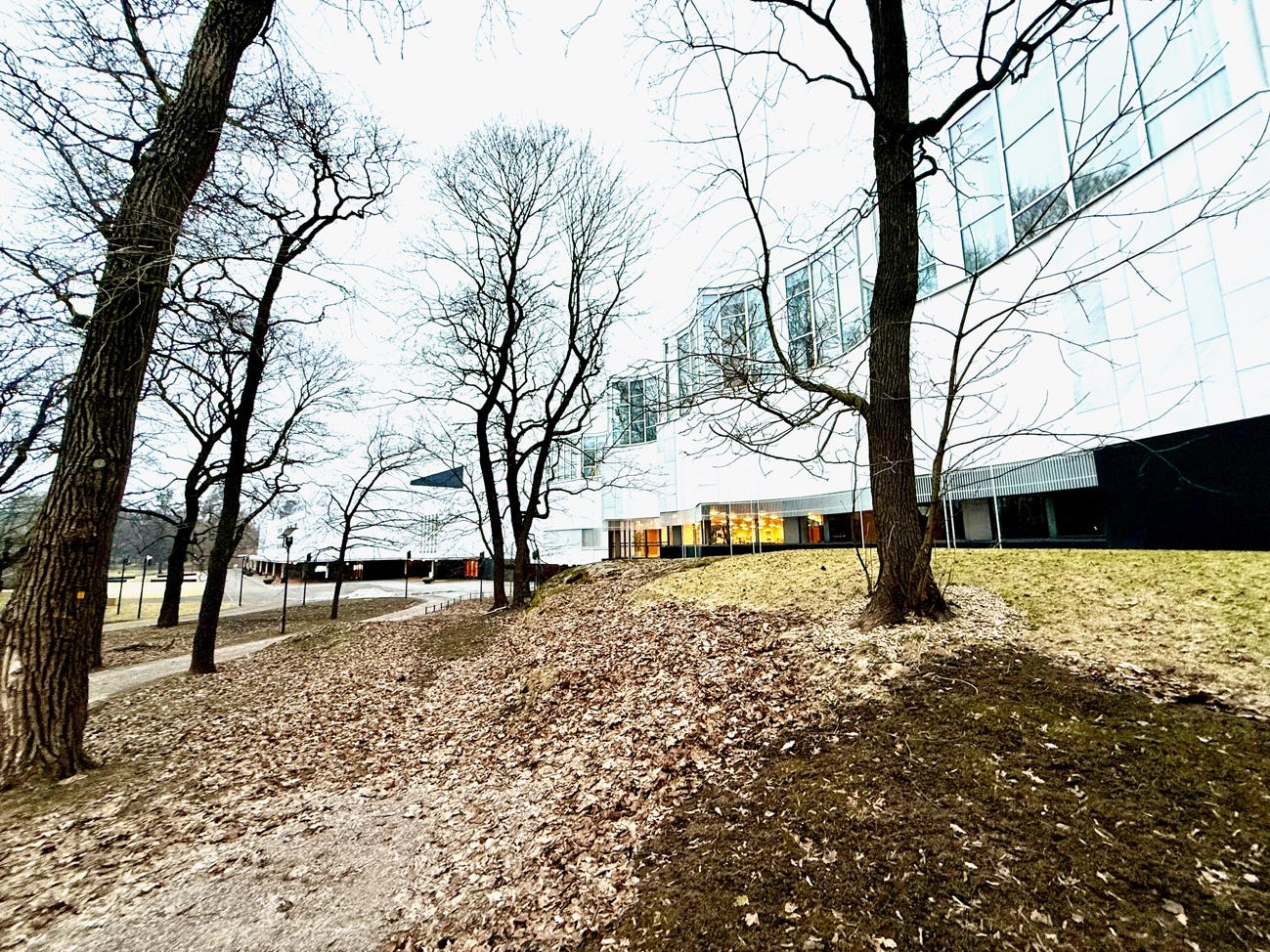 A building with trees in the front

AI-generated content may be incorrect.