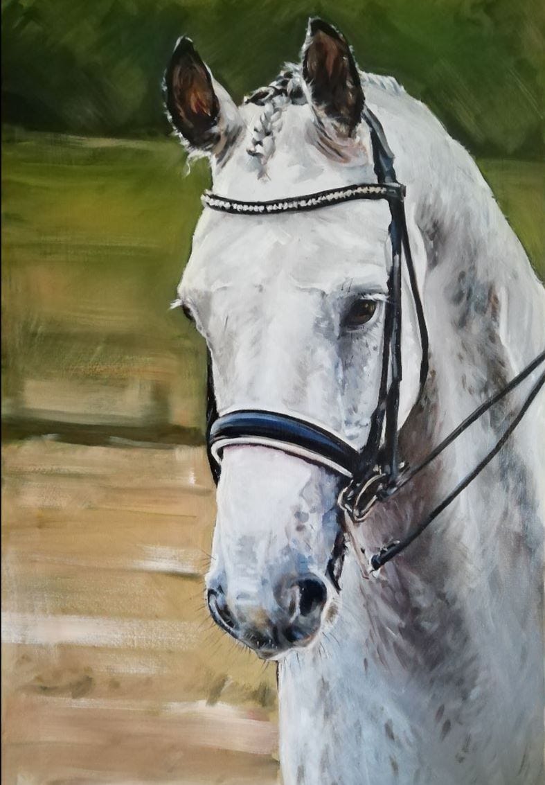 Oil Painting Horse