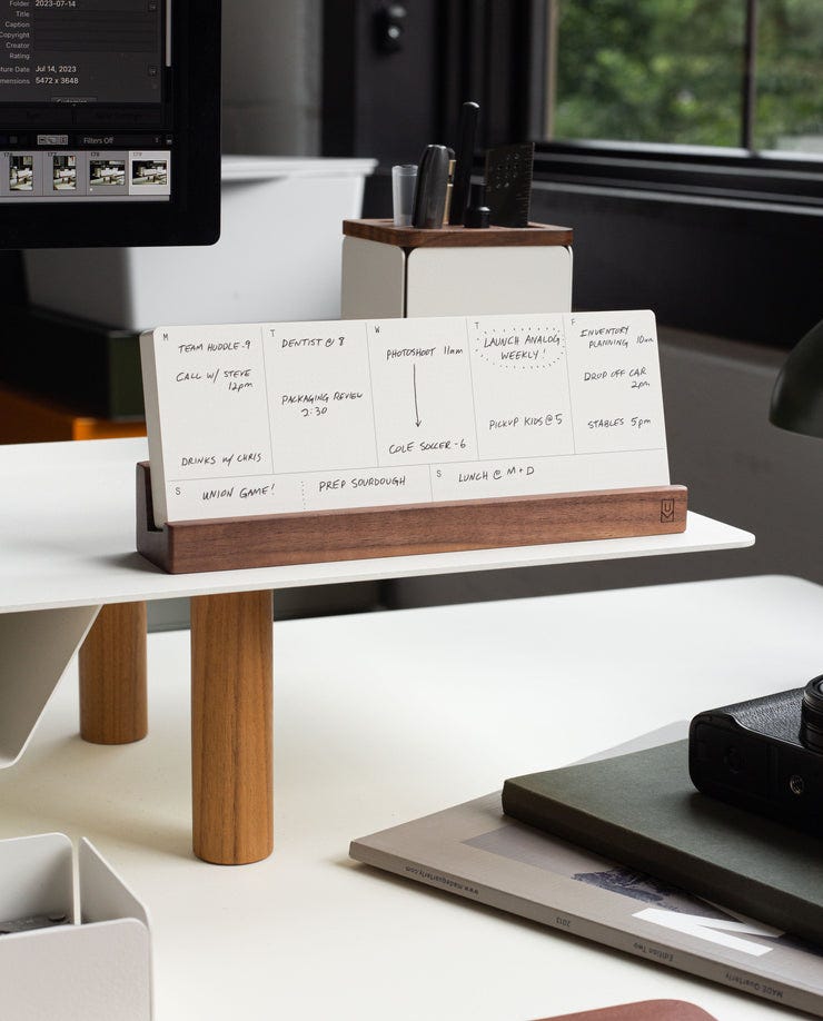 Special Edition - Analog Premium Weekly Kit (Walnut) Analog Ugmonk