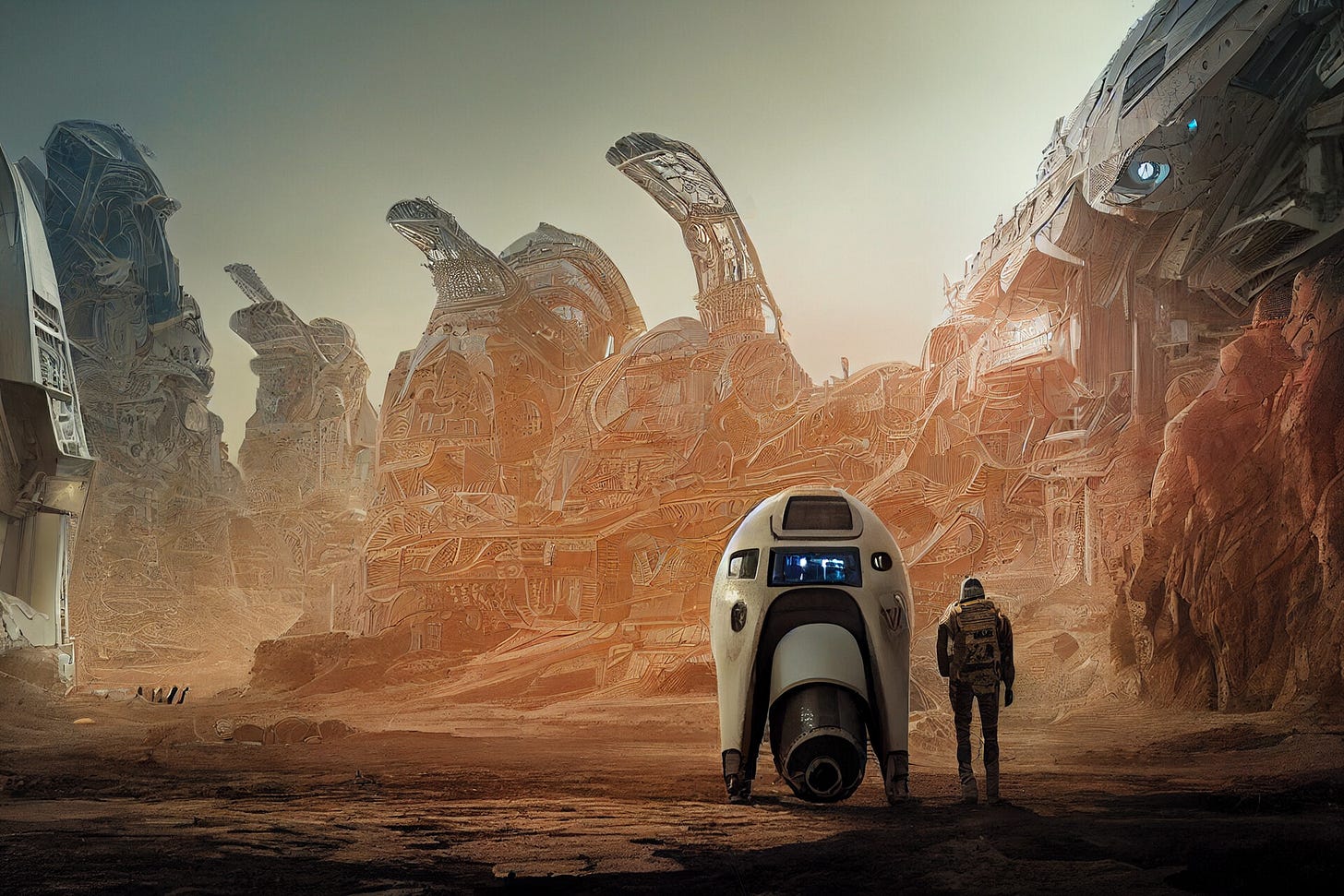 ArtStation - A.I. MidJourney: Sci-Fi 14