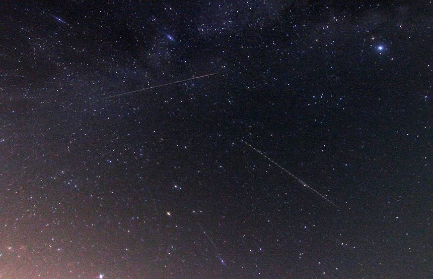 a meteor shower