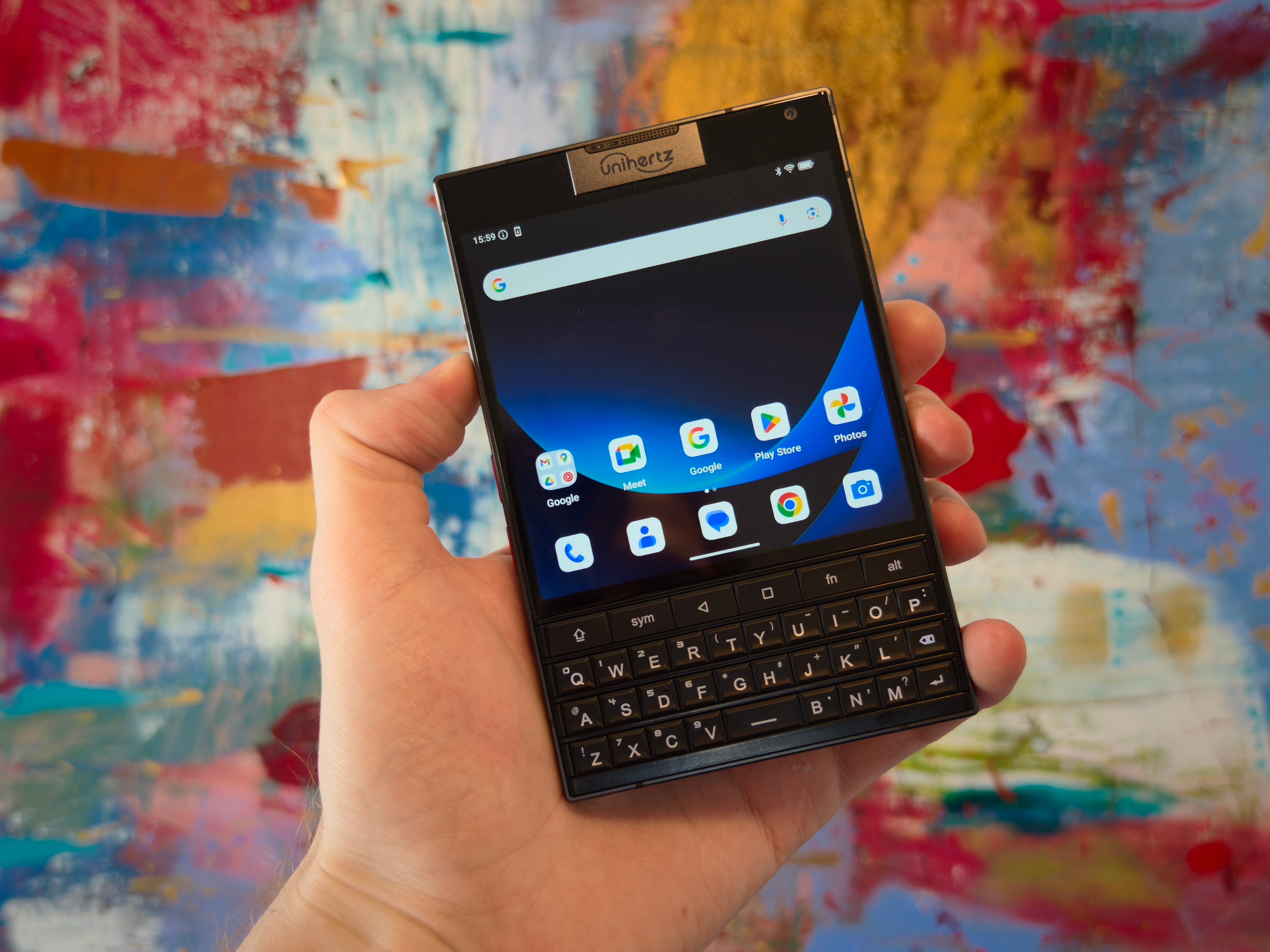 With physical keyboards, there's no need for speed