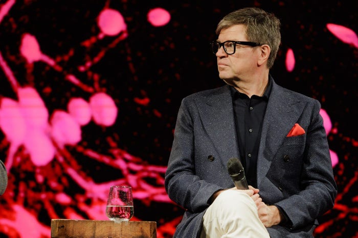 AI researcher Yann LeCun, onstage at an event in Brooklyn, November 2025