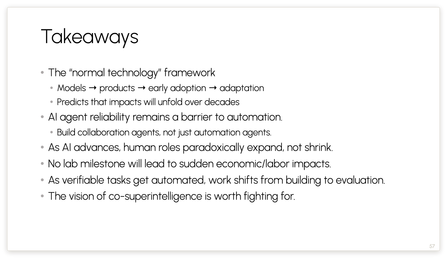 Takeaways Takeaways