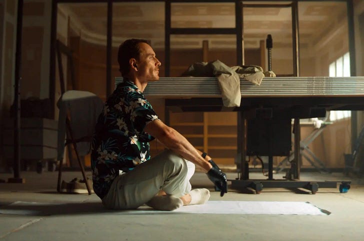 Michael Fassbender in (and as) "The Killer"