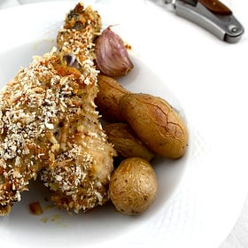 Oven-Baked Parmesan Panko Crusted Chicken