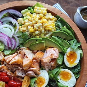 Summer Salmon Cobb Salad
