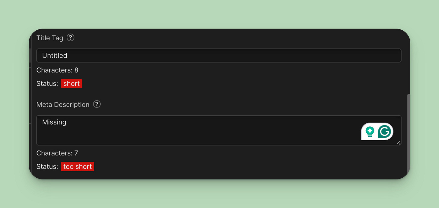 Setting Title Tag and Meta Description in Webflow
