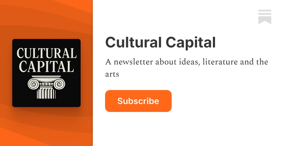 Cultural Capital | James Marriott | Substack