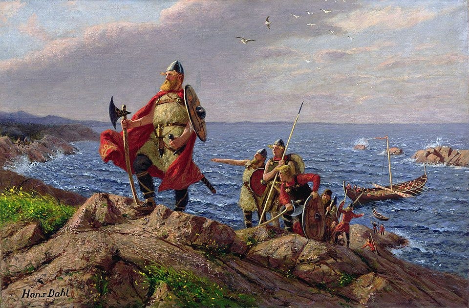 File:Leif Erikson Discovers America Hans Dahl.jpg