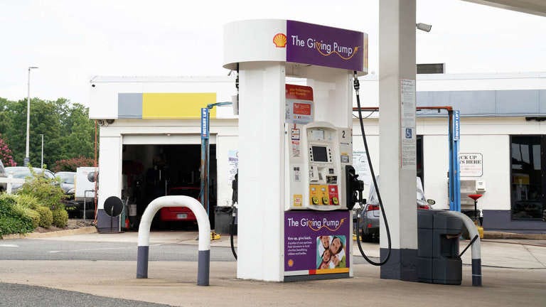 Here's what the purple pumps at Houston Shell stations are about