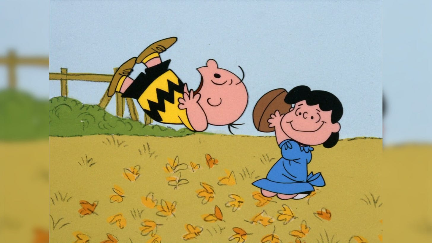 Starring Charlie Brown as Hank Mobley and Lucy Van Pelt as unnamed Blue Note Executive from the 1960s Starring Charlie Brown as Hank Mobley and Lucy Van Pelt as unnamed Blue Note Executive from the 1960s