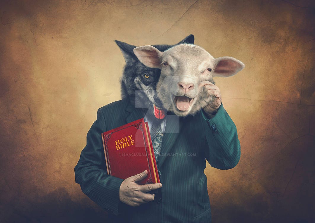 WOLF IN SHEEP SKIN by IsaacLugaliaArts on DeviantArt