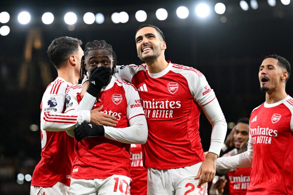 As well as his hat trick, Eberechi Eze humiliated Tottenham in a different  way in the 46th minute