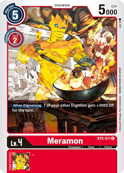 Meramon card by Koki, BT5-011