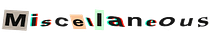 Miscellaneous