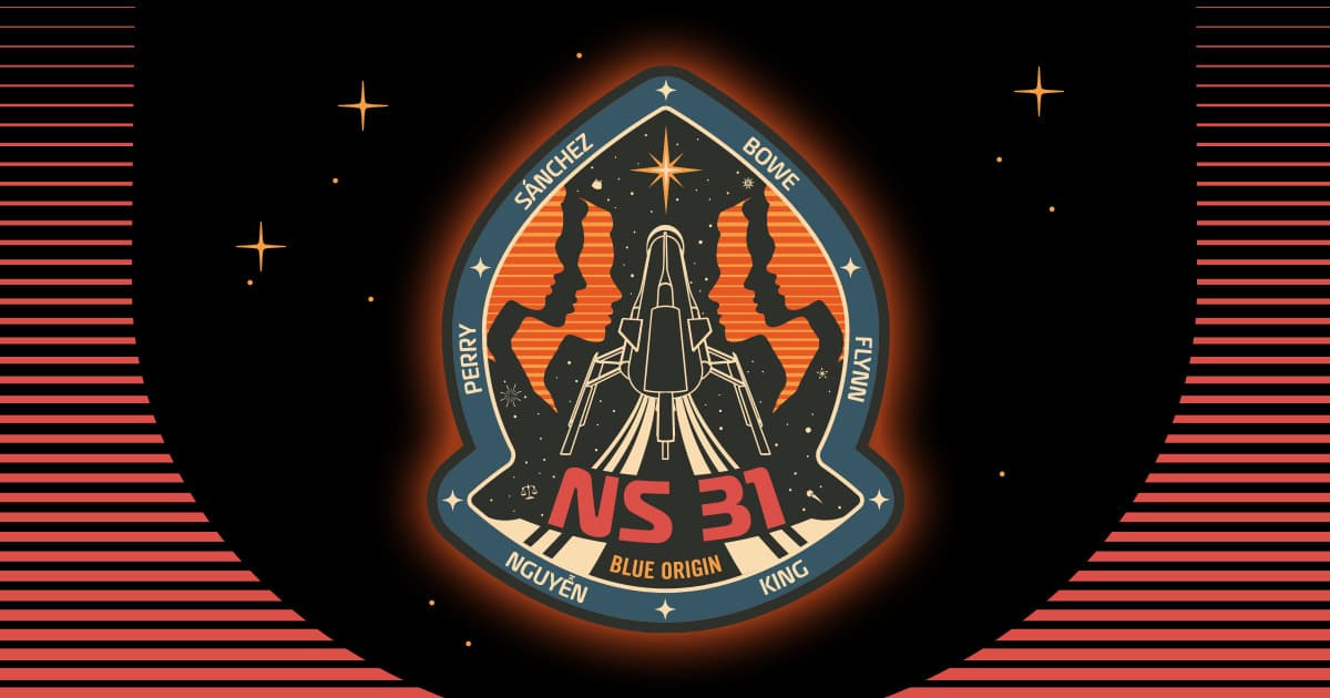 The mission patch for NS-31.