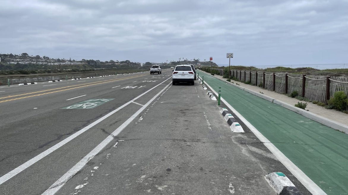 The Encinitas Mobility and Traffic Safety Commission discussed the cycle track in Cardiff to Solana Beach on Monday amid safety concerns. Steve Puterski photo The Encinitas Mobility and Traffic Safety Commission discussed the cycle track in Cardiff to Solana Beach on Monday amid safety concerns. Steve Puterski photo