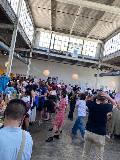 Pics of the action at the 2024 LA Zine Fest
