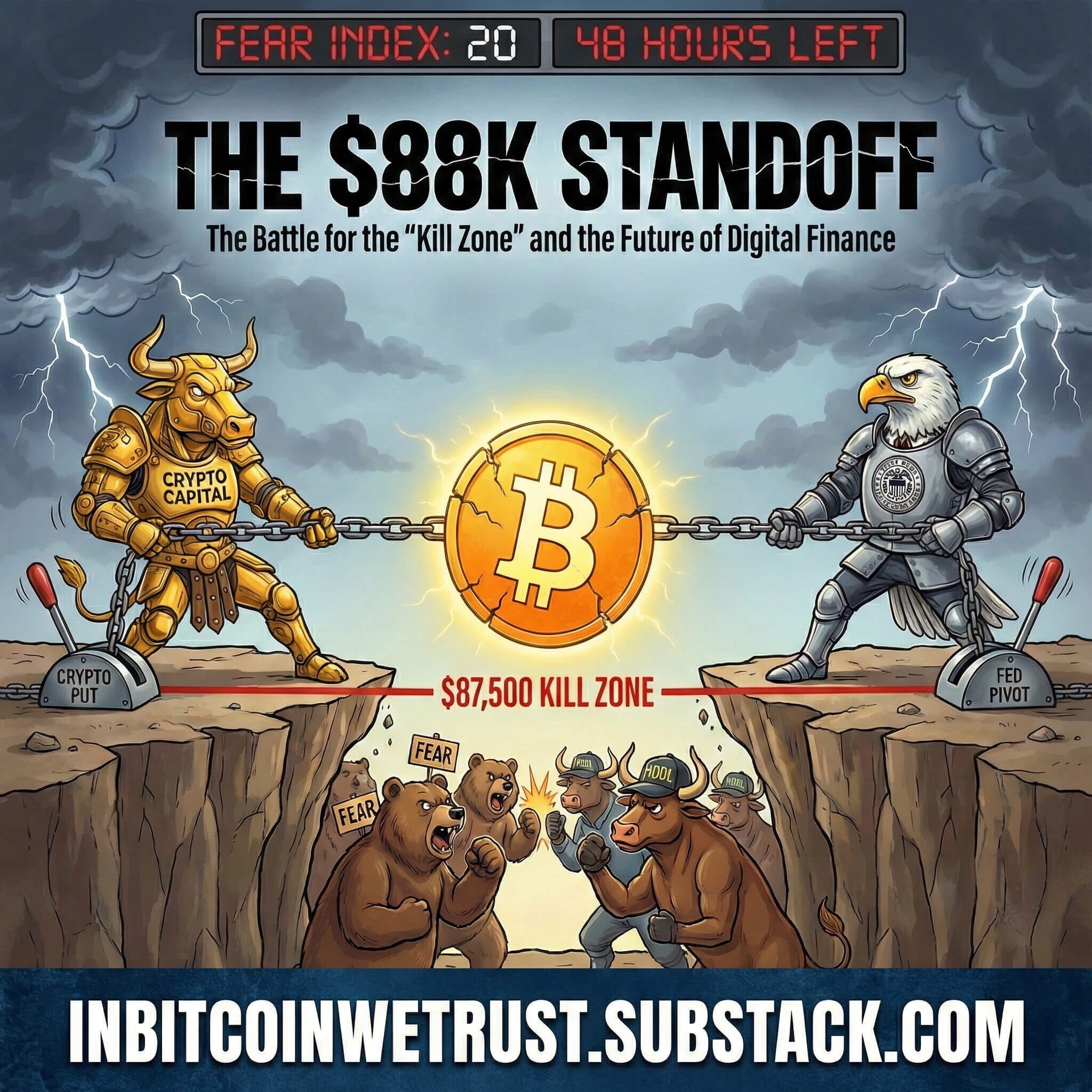 The Bitcoin $88K Standoff: Inside the War Between the 