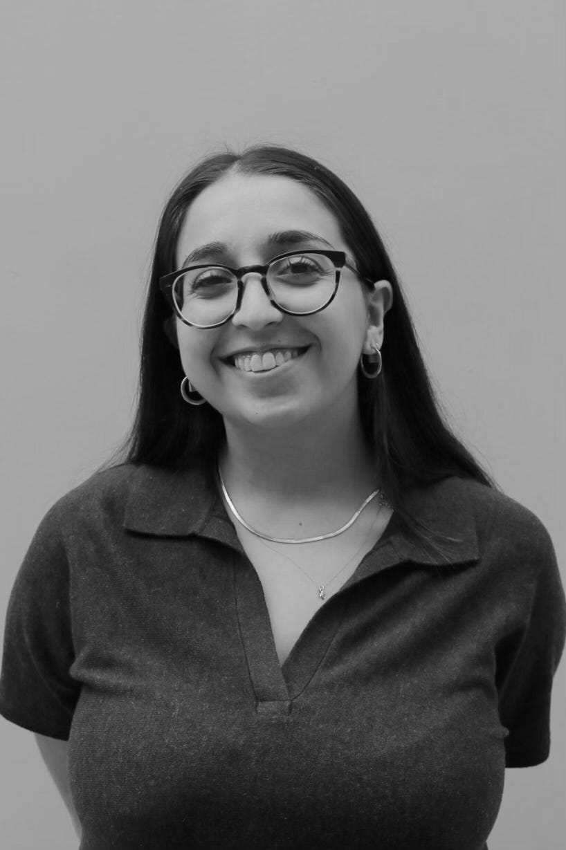 B&W Image of a young woman.