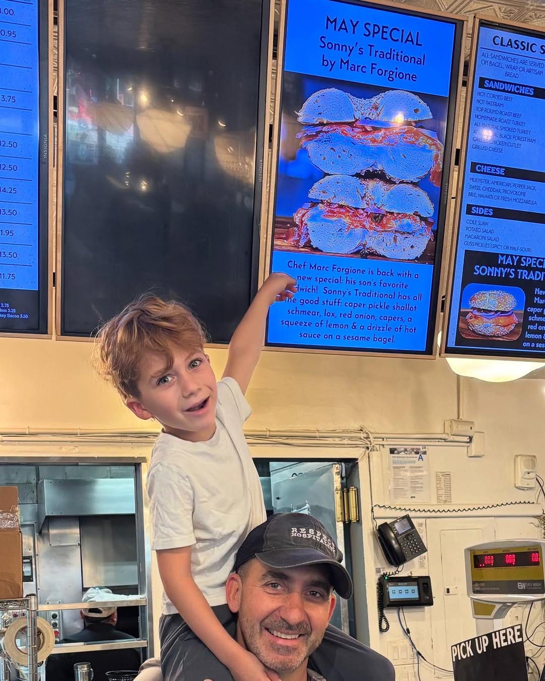 Sonny and Marc at Zucker’s Bagels